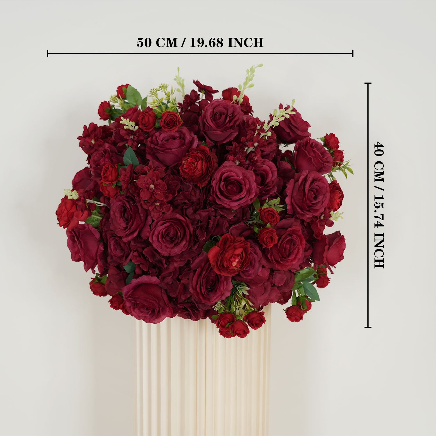 Uflower 50cm Wedding Table Centerpieces Flower Ball